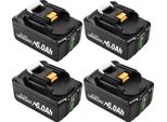 Batteria, 18V Li-Ion, Alta Capacità, 4 Batterie 6,0Ah
