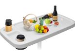 Tavolo Per Barca Da Pontone, Materiale Abs Resistente, Design Spazioso, Bianco