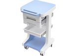 Carrello Per Parrucchieri - Carrello Per Apparecchi Di Bellezza/Spa - 3 Livelli - Con Rotelle - Carico Massimo 50 Kg - Montaggio Necessario - Blu. Carico Massimo 50 Kg - Necessario Il Montaggio - Blu