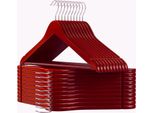 Appendiabiti In Legno, Gancio Rotante A 360°, Design Antiscivolo, Colore Mogano, 36 Appendini