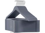 Appendiabiti In Legno, Gancio Rotante A 360°, Design Antiscivolo, Colore Grigio, 36 Appendini