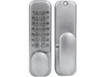 Serratura Per Porta Senza Chiave, Combinazione Meccanica, Struttura In Lega Di Zinco, Argento