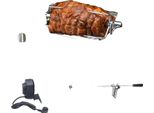 Griglia Rotante Elettrica, Dimensioni Ø 47 Cm / Ø 57 Cm, Potenza Motore 2 - 3 Giri/Min, Peso 1,98 Kg, Cavo Motore 120 Cm, Lunghezza Spiedo 50 Cm / 60 Cm