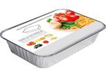 Piatti Da Portata, In Alluminio Resistente, Versatili Per Cucinare E Servire, 21,9X15,8X3,8Cm, 8 Set