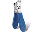 Inf Tagliaunghie Inox Antischizzo Per Unghie Spesse E Bordo Obliquo Blu