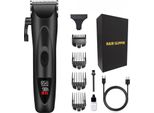 Inf Tagliacapelli Elettrico Professionale Con Lama In Vetroceramica E Display Digitale Nero
