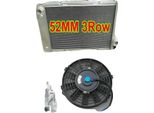 Radiatore, Struttura In Alluminio, Compatibile Con Pontiac Fiero, Radiatore E 1 Ventola