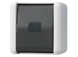 Jung 834 W Interruttore Elettrico Interruttore A Pulsante Nero