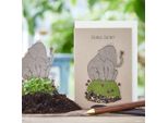 Biglietto Di Ringraziamento "Big Thank You"" - Biglietto Piantabile Con Motivo A Elefante E Semi Di Fiori - Biglietto Pieghevole Sostenibile Come Ringraziamento E Piccolo Regalo"