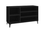 Vidaxl Portascarpe Nero 102X36X60 Cm Materiale A Base Di Legno