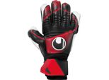 Uhlsport Powerline Soft Flex Frame Guanti Da Portiere Uomo Nero Rosso Bianco Taglia 5,5