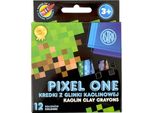 Pastelli Di Argilla Caolino 12 Colori Pixel One Astra