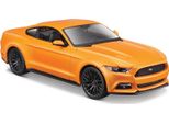 Maisto - 2015 Ford Mustang Gt, Arancione, 1:24
