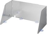 Paravento Cottura 3 Pezzi In Acciaio Pieghevole Ed Estensibile 38,5/73 X 27 X 24 Cm