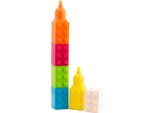 Set Di Evidenziatori Fluo A Forma Di Blocco 5 Pz. Blocchi Happy Color