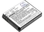 Techtek Batteria Compatibile Con [Yashica] DZ-100 Hello Kitty, Yashica Digipix, Per [Generic] Fhd 1080P 44MP Digital Camera, Per [Minolta] MND20, Mnd