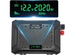 Inverter DC-AC, Alta Efficienza, Raffreddamento Affidabile, 12V 2000W, Europa