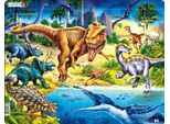 Puzzle Larsen Animali - Dinosauri Del Cretaceo , 57 Pz.
