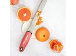 Microplane Zester - Grattugia Da Cucina In Rosso Lipstick Per Agrumi, Parmigiano, Zenzero, Cioccolato E Noce Moscata Con Lama Fine In Acciaio Inox. Prodotto Negli Stati Uniti