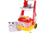 Technok Valigetta Medico Bambini Carrello Medico Giocattolo Valigetta Medico Per Bambini Set Medico Di Pasqua, Set Gioco Ospedale Per Bambini, Giocattolo Ruolo Medico Educativo Da 3 4 5 6 Anni