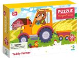 Dodo Puzzle Trasporto: Agricoltore Teddy 30 Pezzi