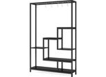Supporto Per Piante, 5 Livelli, Uso Versatile, Nero, L