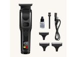 Inf Tagliacapelli Elettrico Retro Oil Head - Rifinitore Ricaricabile Professionale Nero
