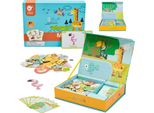 Mondo Classico Puzzle Magnetico Animali Da Tavolo Puzzle Di Memoria 60 Pezzi.