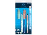 Schneider Zippi Penna Stilografica E Roller, Cancellino, 2 Cartucce, Blister