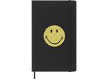 Taccuino Moleskine - Smiley, Grande/A5, Copertina Rigida, Foderato, Logo Smiley