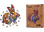 Puzzle Di Legno Eco Fluffy Rabbits A4 Puza4-01744