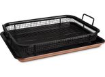 Teglia Berlingerhaus Con Superficie In Titanio E Cestino In Metallo 30 X 20,5 Cm Collezione Black Rose BH-7856