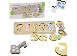 Classic World Chiavi E Serrature Di Puzzle Sensoriali Montessori In Legno Che Si Adattano