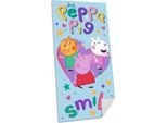Asciugamano Peppa Pig Blau 70 X 140 Cm Baumwolle