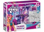 Puzzle Educativo 2 In 1 - My Little Pony 60 Pezzi. + Libro Da Colorare Per Bambini 200136