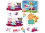 Puzzle 3 In 1 "Peppa Pig"" Peppa Pig 3 Puzzle In Un'unica Confezione"