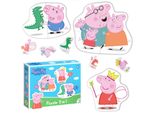 Puzzle Peppa Pig Famiglia 3In1