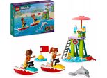 Lego Friends Torre Di Osservazione Dei Bagnini Con Moto D'acqua, Giocattolo Per Bambini, Idea Regalo Per Bambine E Bambini Dai 5 Anni In Su Con 2 Figure E Delfino, Moto D'acqua Giocattolo 42623