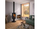 Stufa A Legna Nera Da 8,5Kw Godin 388145Anth