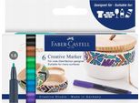 Faber-Castell 160708 Pennarello Creativo FABER-CASTELL, Confezione Da 6 "Bosco Fatato"""