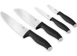 Berlingerhaus Set Di Coltelli In Acciaio Inox 4 Pz. Collezione Nero Opaco BH-2957