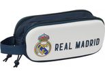 Safta Real Madrid 3D Doppio Portamatite Bianco, Blu Uomo Bianco, Blu Taglia Unica