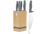Set Di Coltelli Berlingerhaus Con Supporto Bamboo 6 Pezzi Collezione Aspen BH-2969