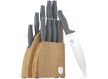 Berlingerhaus Set Di Coltelli Con Supporto Bamboo Collezione Aspen 10 Pezzi BH-2759