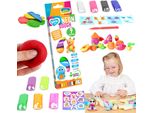 Plastilina Ciastolin Plastic Neon Kit Di Modellazione 9 Colori 41179