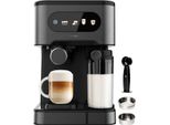 Macchina Espresso Semiautomatica Cecotec Power Espresso 20 Coldbrew Latte. 1350W, 20 Bar, Freddo, Tiepido O Caldo