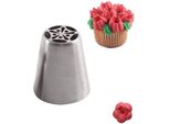 Orion | Punta Per Sacchetto Per Piping - Diametro 2,3 Cm - Acciaio Inox - Decorazione Tulipani