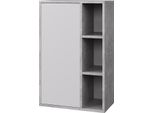 Vicco Libreria Da Parete Berno, 50.1 X 78.4 Cm Con 3 Scomparti Aperti, Cemento/Bianco