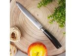 Orion | Coltello Da Cucina - Acciaio Damasco - 27 Cm - Manico Di Legno - Coltello Affilato - Coltello Da Chef