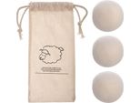 Orion | Gomitoli Di Lana Per Asciugatrice - 7 Cm - 3 Pezzi - Antibatterico - Accessori Per Asciugatrice